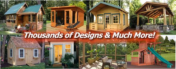 Thousands of shed designs